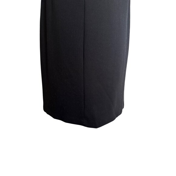 J.McLaughlin XS Black Bell Tiered Sleeve Dress Rayon Blend Womens Elegant Style - Picture 10 of 12